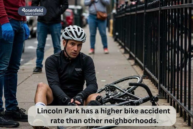 Biking in Lincoln Park
