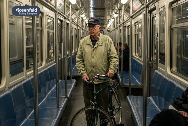 Bikes on CTA Train
