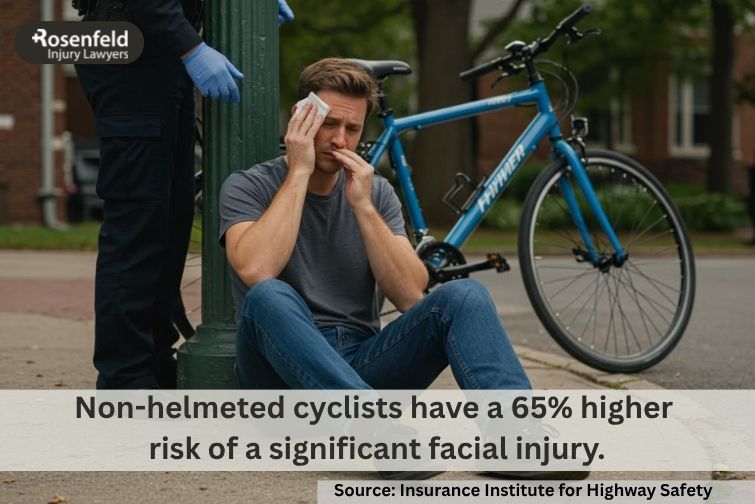 Find the best Chicago lawyer for bike accident injuries, including broken bones and facial trauma.