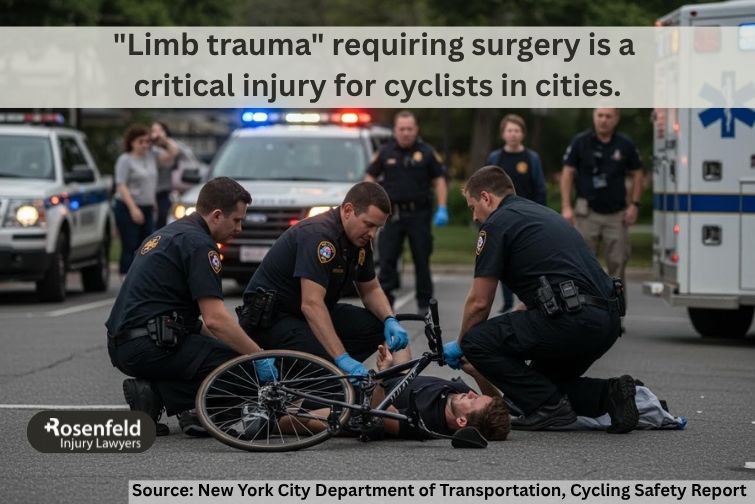 Legal support for victims suffering injuries from a bicycle accident.