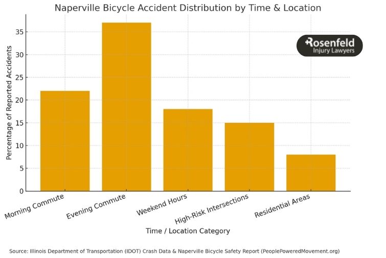Naperville law firm helping bicycle accident victims with injury claims.