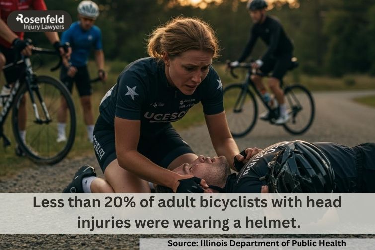 Common bicycle head injuries and their long-term impact on cyclists.