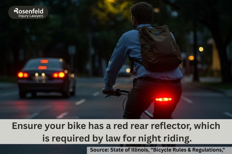 bike lights and rear light tips for safe night cycling