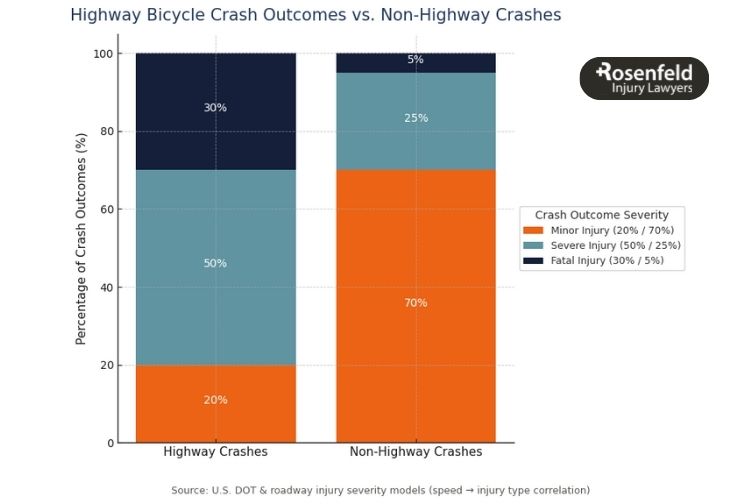 Can you ride a bicycle on highways?