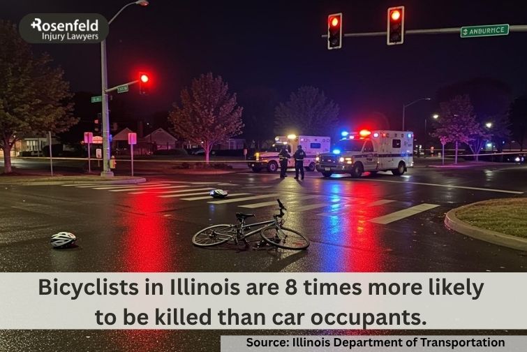 Chicago bicycle accidents and fatal crashes involving bicyclists