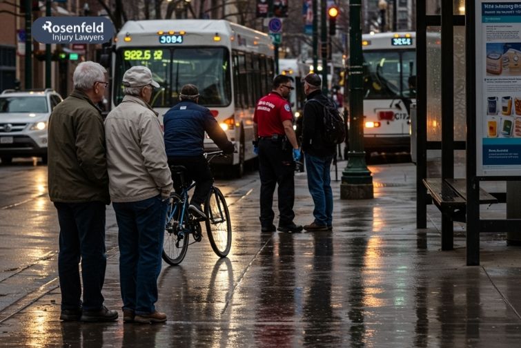 Chicago bicycle accident lawyer reviewing witness statements to build a strong injury case
