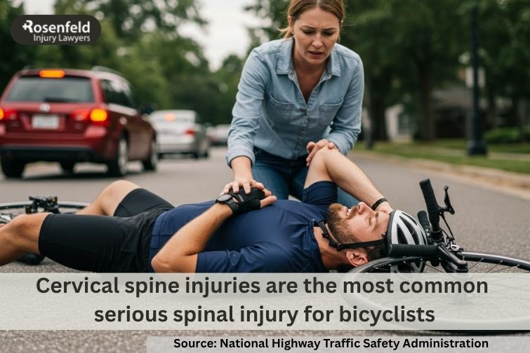 Chicago bicycle accident lawyers helping victims with spinal injuries.