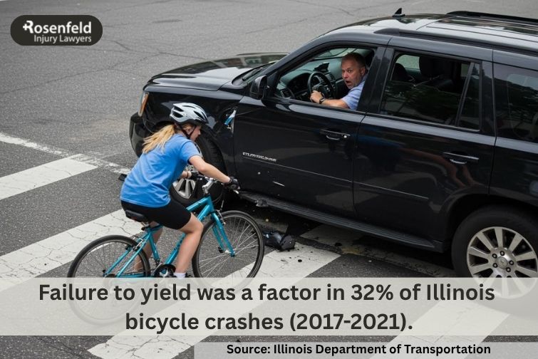 Chicago lawyer handling bicycle accidents caused by traffic law violations.