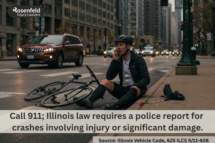 A law firm helping injured cyclists understand their legal options after an accident in Chicago.