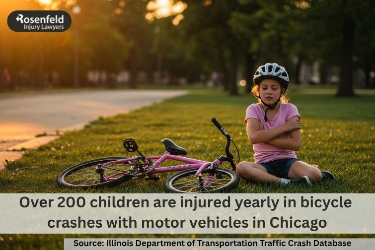 A Chicago lawyer helping families after a child’s bike accident injury.
