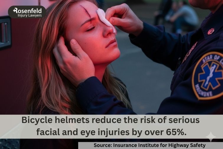Leading Chicago law firm handling bicycle crash eye injury cases.