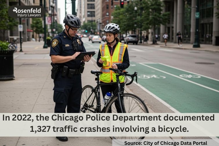 A lawyer explains how Chicago police handle bicycle accidents and legal claims.