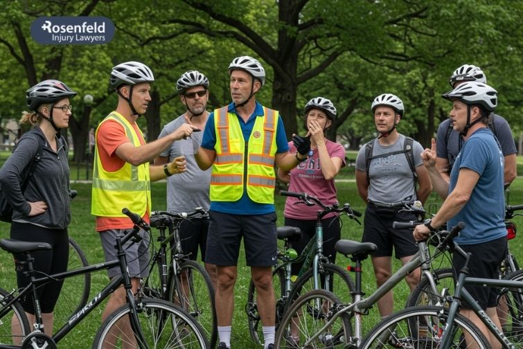 Attorney helping Chicago cyclists access cycling resources and understand bike lane safety laws
