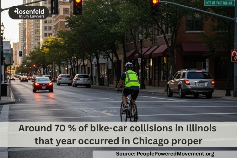 Attorney helping cyclists navigate dangerous intersections and bike lanes in Chicago.
