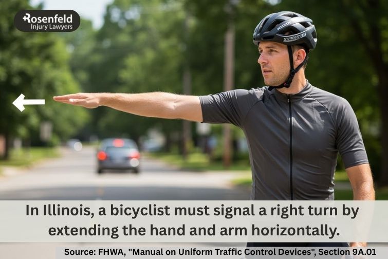 How to signal stopping or slowing down while cycling