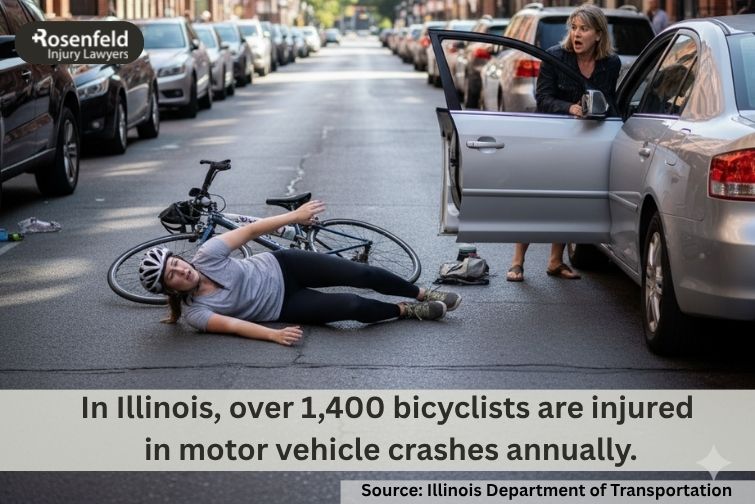 Experienced Illinois bicycle accident lawyer advocating for cyclists’ rights.