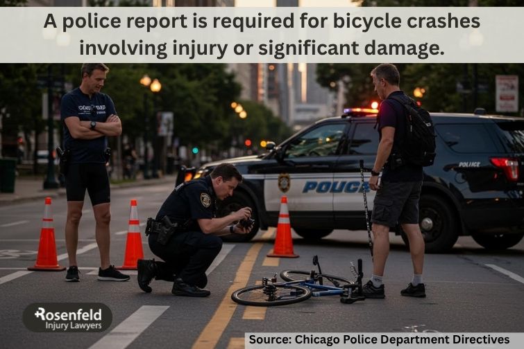 A lawyer explains how police handle bicycle accidents and what cyclists should do next.