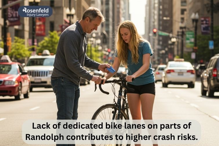 Chicago Law Firm Helping Recover Compensation for Bicycle Injuries on Randolph Street