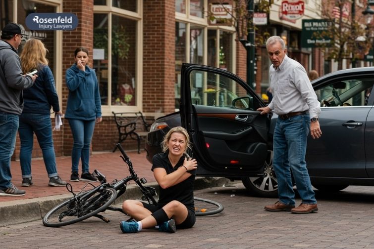 Injured cyclist consulting a Springfield bicycle accident lawyer
