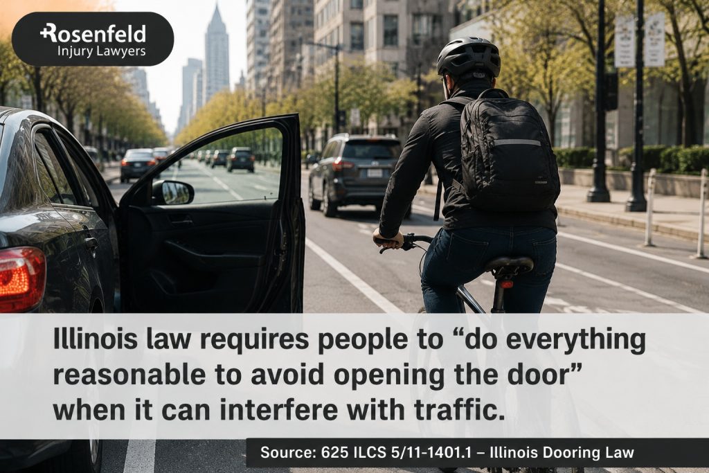What Does Illinois' Dooring Law Mean for Injured Cyclists