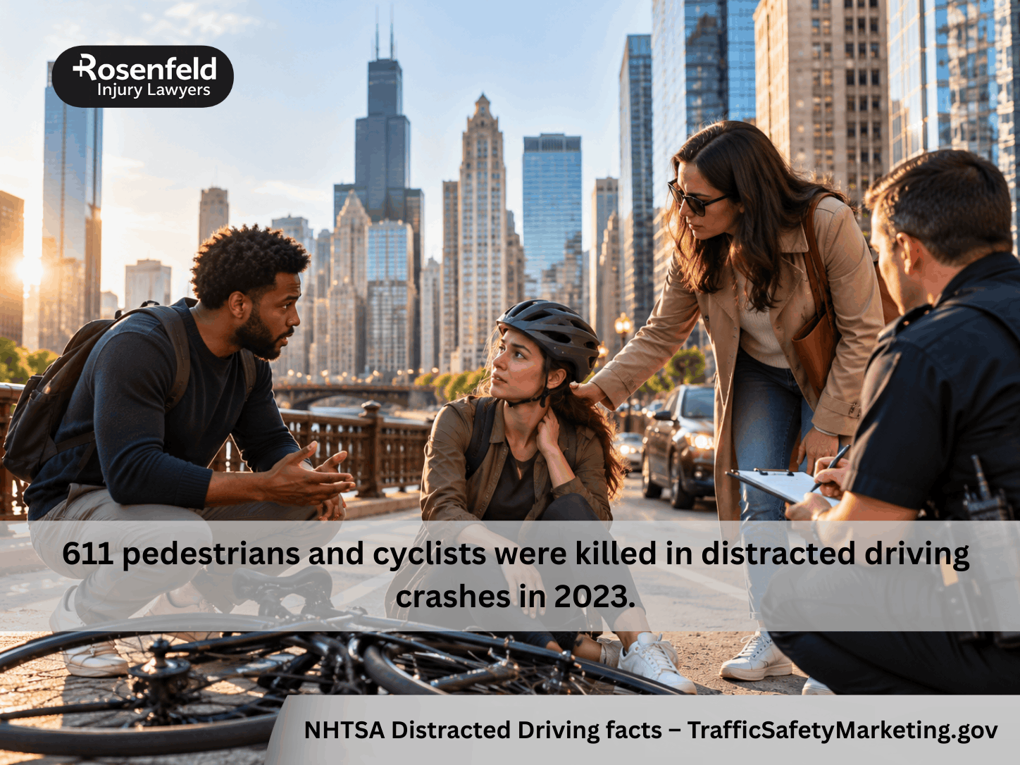 How Distracted Driving Endangers Chicago Cyclists?
